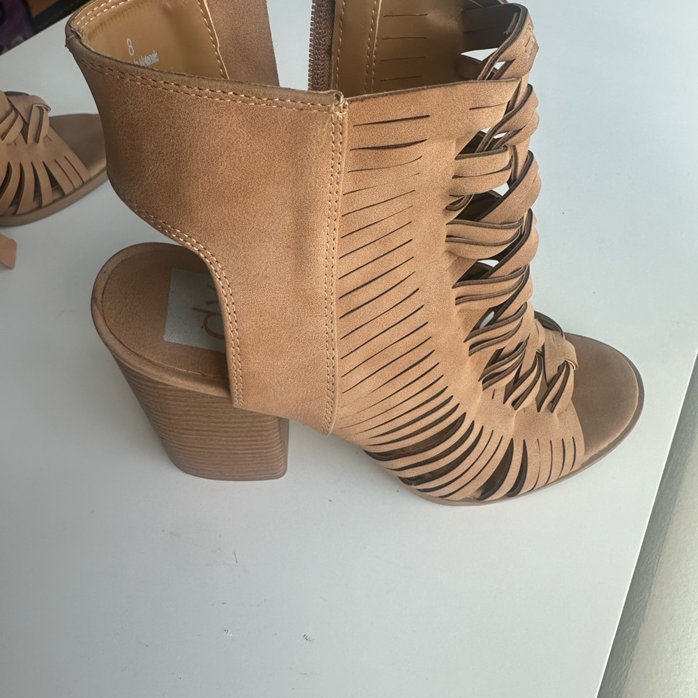 Dolce Vita Tan Strappy Heels